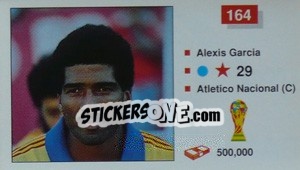 Sticker Alexis Garcia - World Cup Italia 1990 n. 164 - Merlin