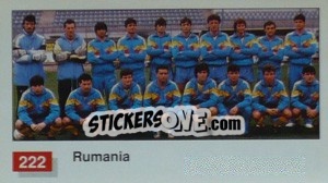 Sticker Rumania Team Photo