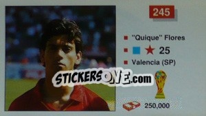 Sticker "quique" Flores