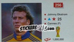 Sticker Johnny Ekstrom - World Cup Italia 1990 - Merlin