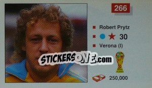 Sticker Robert Prytz - World Cup Italia 1990 - Merlin