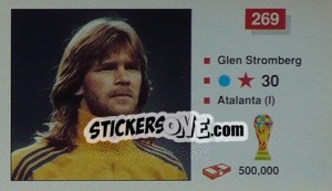 Sticker Glen Stromberg - World Cup Italia 1990 - Merlin