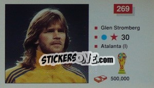 Figurina Glen Stromberg - World Cup Italia 1990 - Merlin