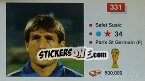 Sticker Safet Susic - World Cup Italia 1990 - Merlin