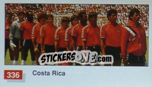 Sticker Costa Rica Team Photo - World Cup Italia 1990 n. 336 - Merlin