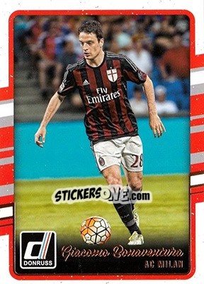 Sticker Giacomo Bonaventura - Donruss Soccer 2016-2017 n. 3 - Panini