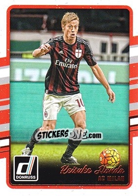 Sticker Keisuke Honda - Donruss Soccer 2016-2017 n. 4 - Panini
