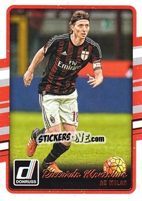 Figurina Riccardo Montolivo - Donruss Soccer 2016-2017 n. 8 - Panini