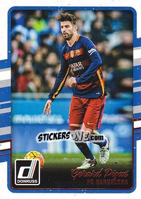 Sticker Gerard Pique - Donruss Soccer 2016-2017 n. 25 - Panini