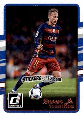 Sticker Neymar Jr. - Donruss Soccer 2016-2017 n. 31 - Panini