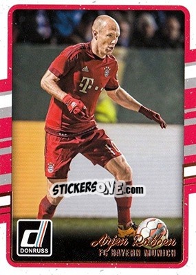 Sticker Arjen Robben - Donruss Soccer 2016-2017 n. 33 - Panini