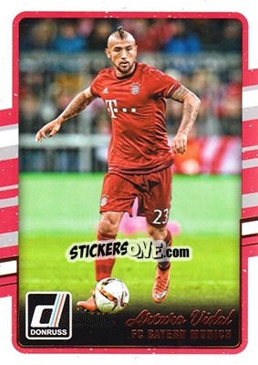 Sticker Arturo Vidal - Donruss Soccer 2016-2017 n. 34 - Panini