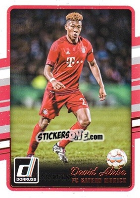 Sticker David Alaba - Donruss Soccer 2016-2017 n. 35 - Panini