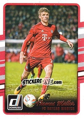 Sticker Thomas Muller - Donruss Soccer 2016-2017 n. 40 - Panini