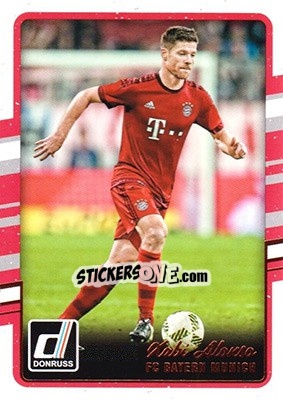Sticker Xabi Alonso - Donruss Soccer 2016-2017 n. 41 - Panini
