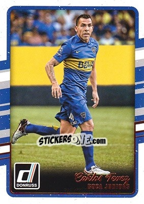 Sticker Carlos Tevez - Donruss Soccer 2016-2017 n. 43 - Panini
