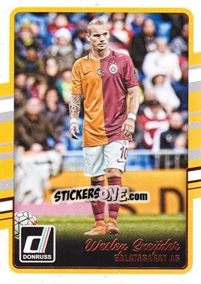 Figurina Wesley Sneijder - Donruss Soccer 2016-2017 - Panini