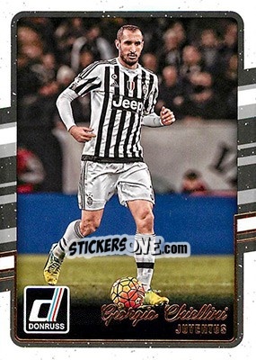 Sticker Giorgio Chiellini - Donruss Soccer 2016-2017 n. 111 - Panini