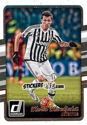 Sticker Mario Mandzukic - Donruss Soccer 2016-2017 n. 113 - Panini