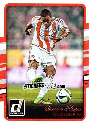 Sticker Brown Ideye - Donruss Soccer 2016-2017 n. 117 - Panini