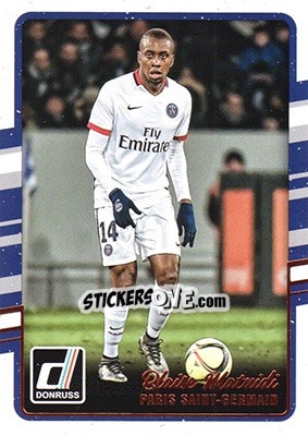 Sticker Blaise Matuidi - Donruss Soccer 2016-2017 n. 125 - Panini