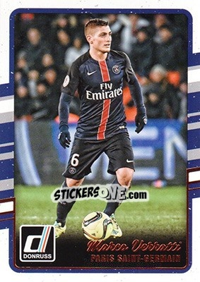 Sticker Marco Verratti - Donruss Soccer 2016-2017 n. 129 - Panini