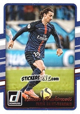Sticker Zlatan Ibrahimovic - Donruss Soccer 2016-2017 n. 131 - Panini