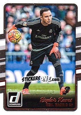 Sticker Keylor Navas - Donruss Soccer 2016-2017 - Panini