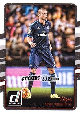 Sticker Pepe - Donruss Soccer 2016-2017 n. 144 - Panini