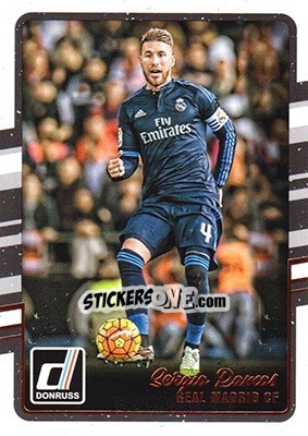 Sticker Sergio Ramos - Donruss Soccer 2016-2017 n. 146 - Panini