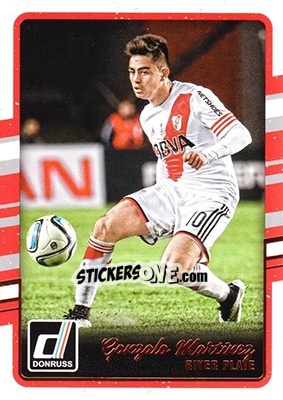 Sticker Gonzalo Martinez - Donruss Soccer 2016-2017 - Panini