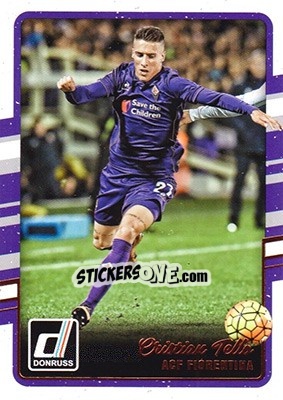 Sticker Cristian Tello - Donruss Soccer 2016-2017 n. 160 - Panini
