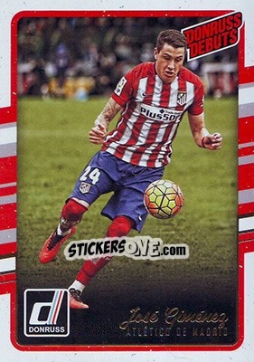 Sticker Jose Gimenez - Donruss Soccer 2016-2017 n. 207 - Panini
