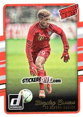 Sticker Kingsley Coman - Donruss Soccer 2016-2017 n. 210 - Panini