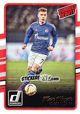 Cromo Max Meyer - Donruss Soccer 2016-2017 - Panini