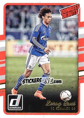 Sticker Leroy Sane - Donruss Soccer 2016-2017 n. 215 - Panini