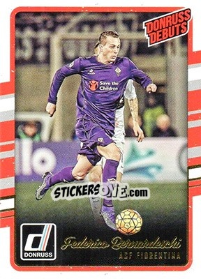 Sticker Federico Bernardeschi - Donruss Soccer 2016-2017 n. 218 - Panini