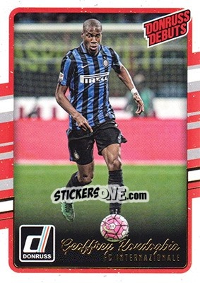Sticker Geoffrey Kondogbia - Donruss Soccer 2016-2017 n. 219 - Panini