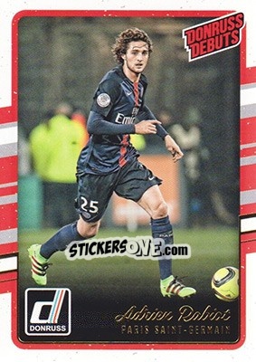 Sticker Adrien Rabiot - Donruss Soccer 2016-2017 - Panini