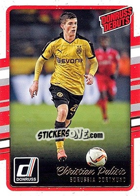 Sticker Christian Pulisic - Donruss Soccer 2016-2017 n. 224 - Panini