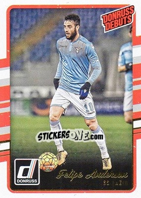 Sticker Felipe Anderson - Donruss Soccer 2016-2017 n. 227 - Panini