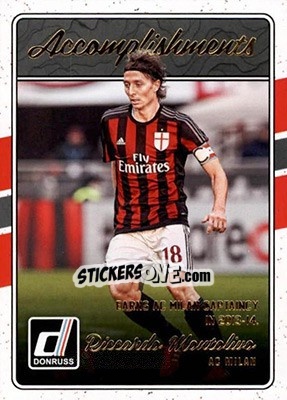 Figurina Riccardo Montolivo - Donruss Soccer 2016-2017 n. A-01 - Panini
