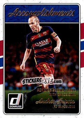 Cromo Andres Iniesta