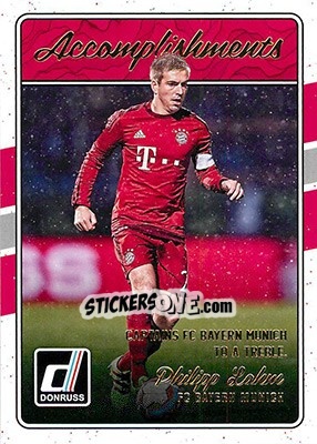 Sticker Philipp Lahm - Donruss Soccer 2016-2017 n. A-05 - Panini