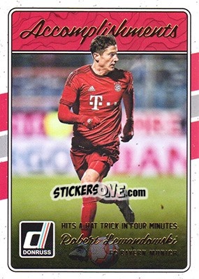 Sticker Robert Lewandowski - Donruss Soccer 2016-2017 - Panini