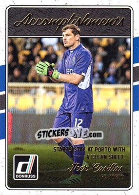 Sticker Iker Casillas - Donruss Soccer 2016-2017 n. A-10 - Panini