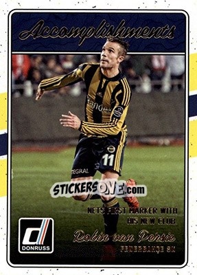 Sticker Robin van Persie - Donruss Soccer 2016-2017 n. A-12 - Panini