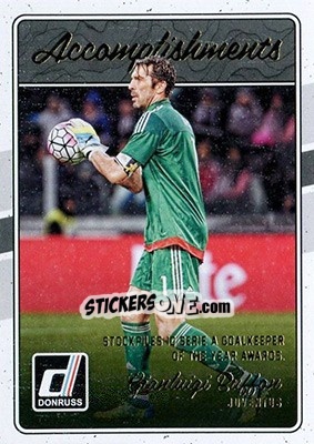 Sticker Gianluigi Buffon - Donruss Soccer 2016-2017 n. A-15 - Panini
