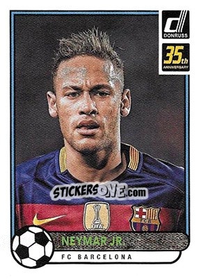 Sticker Neymar Jr. - Donruss Soccer 2016-2017 - Panini