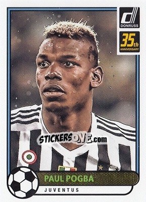 Sticker Paul Pogba - Donruss Soccer 2016-2017 n. AE-118 - Panini